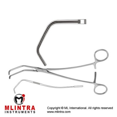 Satinsky Atrauma Tangential Occlusion Clamp Stainless Steel, 26 cm - 10 1/4" Satinsky Atrauma Tangential Occlusion Clamp Stainless Steel, 26 cm - 10 1/4"